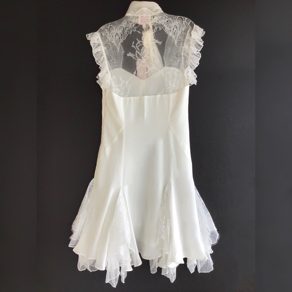 Cinq a Sept Clotilde Ivory Dress 2 Retail $695 NWT - Picture 2 of 2